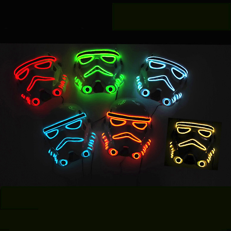 Led Purge Mask Halloween - Halloween Party Night Mask Luminous LED