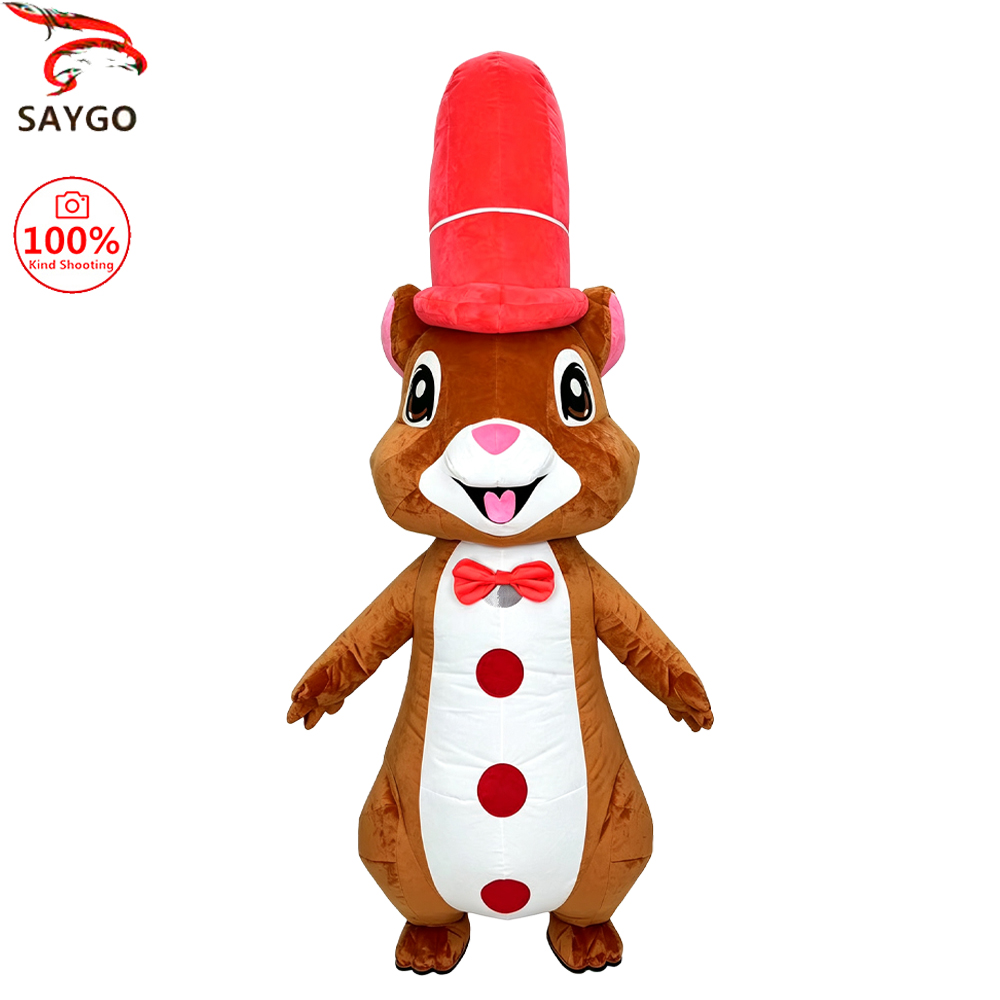 SAYGO Red Hat Squirrel Inflata - đánh giá và giá Costumes