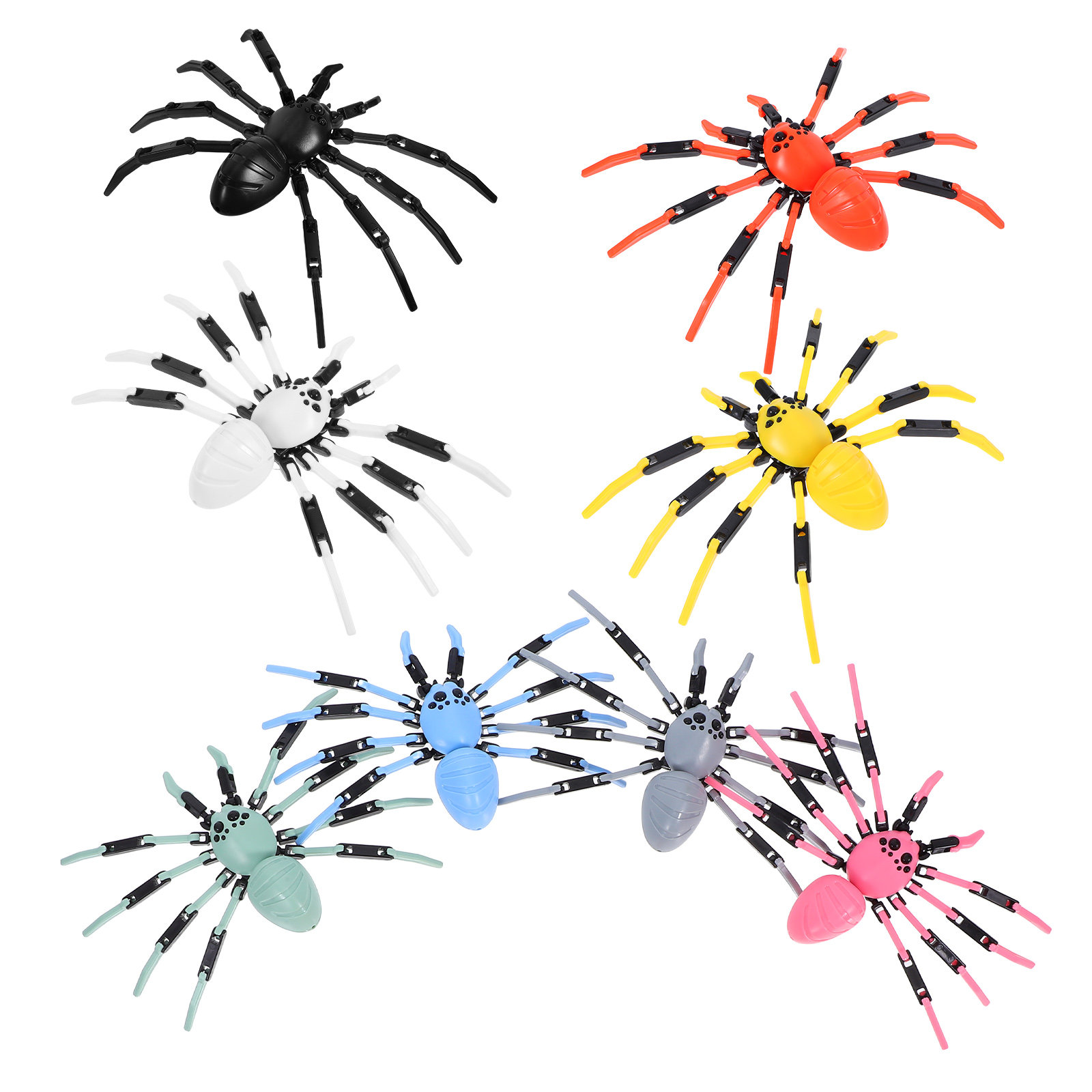 Fake Spider Toys 8Pcs Movable  - đánh giá và giá Prank Toys